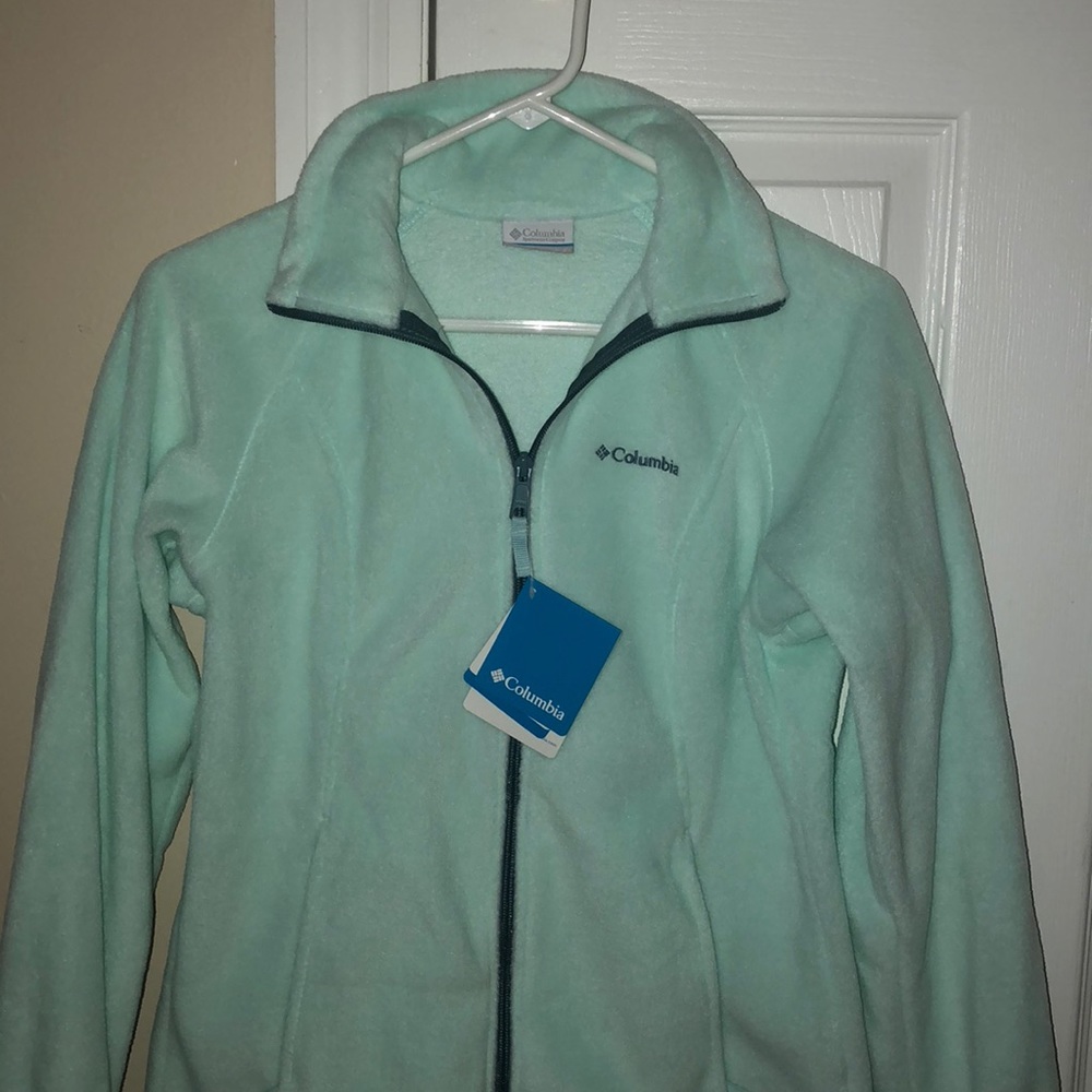 Mint Columbia jacket.